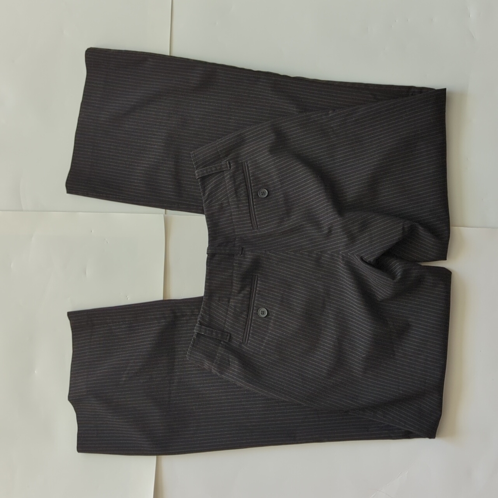 New York & Company black pin stripe dress pants - Picture 2 of 6